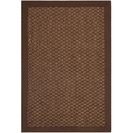 Safavieh 4 x 6 ft. Small Rectangle Casual Chocolate Natural Fiber Rug NF525D-4